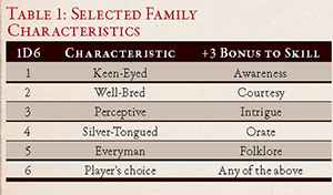 Pendragon Family Characteristics