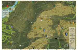 Pendragon Salisbury County map